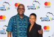 Dan Moyane with one of the volunteers Refilwe Kgoroeaboco at the CorpsAfrica event at Killarney Country Club on October 15, 2026. Photo: Naziya Davids-Easthorpe