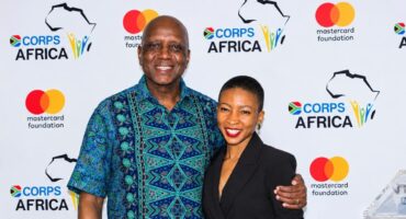 Dan Moyane with one of the volunteers Refilwe Kgoroeaboco at the CorpsAfrica event at Killarney Country Club on October 15, 2026. Photo: Naziya Davids-Easthorpe