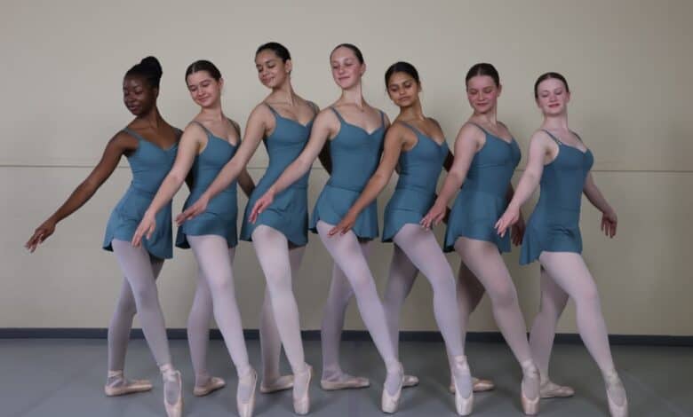 Ballet dancers from the Russian Ballet Company in Parkhurst in April 2026. Photo: Supplied