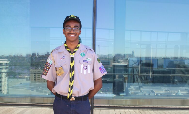 1st Rosebank Scout, Harry Musuku is the youngest to receive the Springbok accolade on October 23, 2026. Photo: Asanda Matlhare