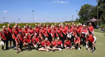Members of the Wanderers Bowls Club pose for a group photo at the Wanderers Bowls Club on October 24, 2026. Photo: Naziya Davids-Easthorpe