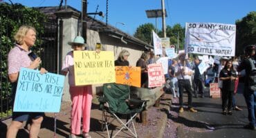 Parktown residents protest against not having consistent water on October 30, 2026. Photo: Asanda Matlhare