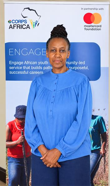 CorpsAfrica country director Kelo Kubo at the CorpsAfrica event at Killarney Country Club on October 15, 2026. Photo: Naziya Davids-Easthorpe