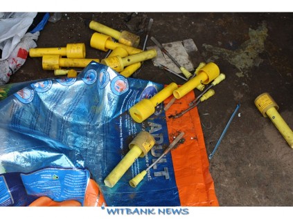 Police tracked stolen links to a scrap yard on March 18, where an arrest was made.