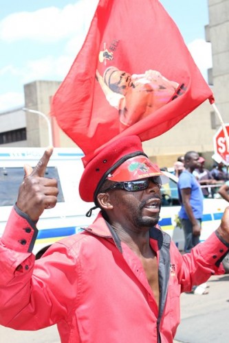 The Economic Freedom Fighters embarks on a peaceful march on Friday, February 28.