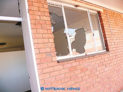 Some housing units at Matimba Village are vandalised.