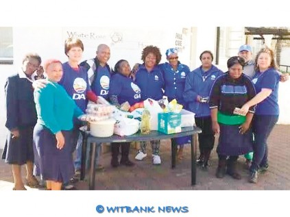 Members of the DA help the community. 