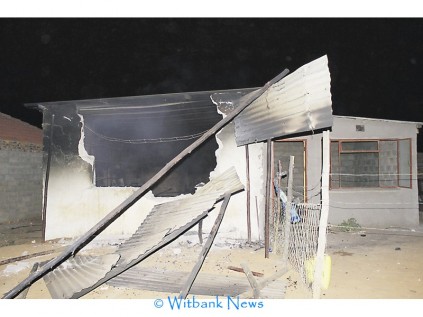 The part of Ms Shirley Madonsela‘s house that burnt down was used as a tuck-shop.