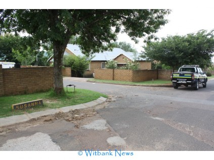 The house, where the suspect entered through the bedroom window and stabbed Ms Heleen Jansen van Rensburg 12 times with a knife.