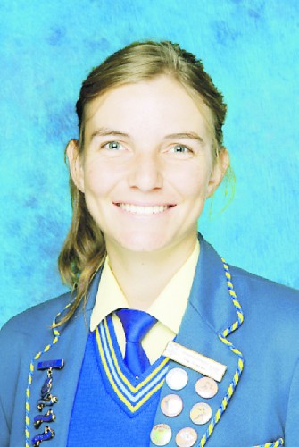 Christine Graham van Hoër Tegniese Skool het nege onderskeidings met ’n gemiddeld van 94% behaal.  