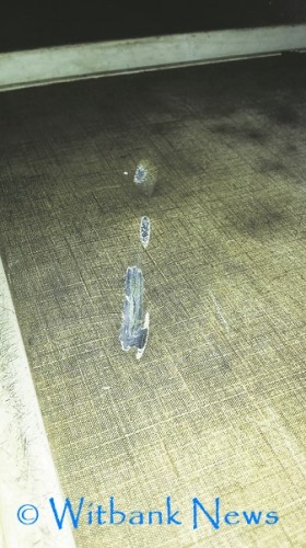 Bullets were found on the ground inside the Tuck Shop in Eileen Street on Thursday, January 15 after a shop owner was shot.