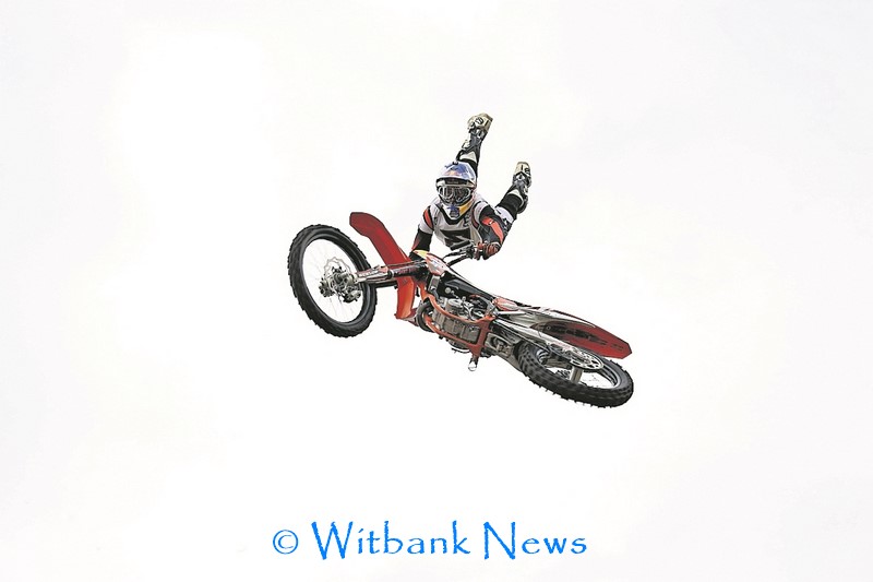 Part of the entertainment at Fast Fest were the FMX guys performing tricks for the crowd.