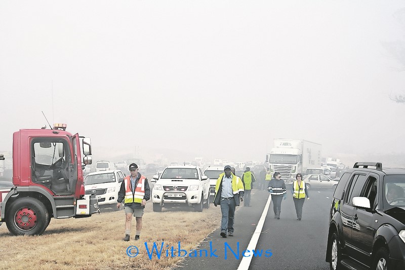 Mr Gary Turner and his family were on their way to Hoedspruit for a well-deserved holiday when the mist changed it all into a nightmare. “It happened so fast,” Turner said as he tried to console his children. He said they slept over in Dullstroom, managed to get a rental car and is now enjoying the holiday they were all looking forward to.