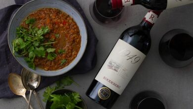 Get cosy with a bowl of hearty lentil and lamb soup