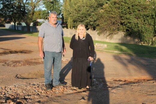 Johan van der Merwe and Ward Clr Kim Fourie.