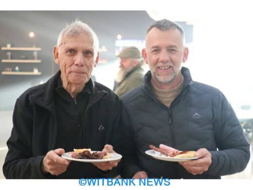 Ben and Craig Olivier at NLC men’s breakfast in June 2025.