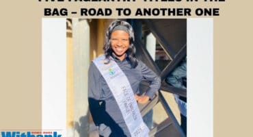 Khethiwe Manchidi, Face of Emalahleni 2025 finalist with five titles from the Nkangala District pageantry.