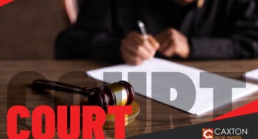 Court Caxton stock photo.