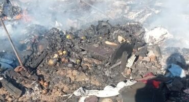 A family’s shack burned down in Phase 1