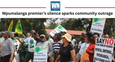 Reclaiming our healthcare dignity’ marchers plan further action on poor service concerns at Witbank Tertiary Hospital.