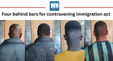 Four men believed to be illegal immigrants were arrested at the Middelburg Toll Plaza on September 23.