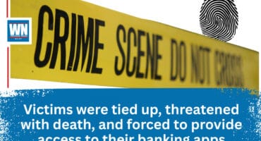 A guesthouse fell prey to crime.