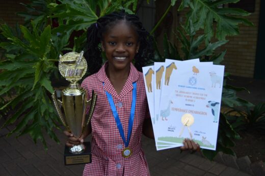 Temperance Omoariagbon – highest academic achievement, Grade 1.