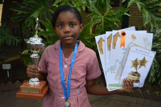 Boiketlo Makofane – highest academic achievement, Grade 2.