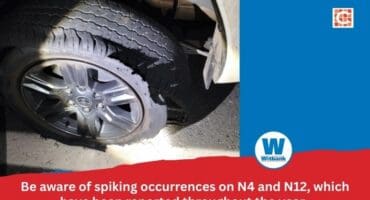 Spikes and rocks have been deliberately placed on highways near eMalahleni throughout 2025, damaging vehicles and putting motorists at risk during the festive season.