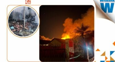 There was a house fire at a house in Ben Fleur last night.