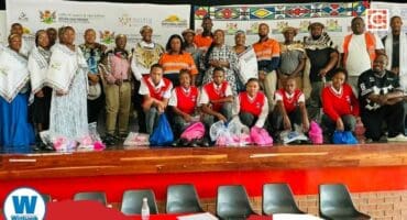 The SoGutjhe Royal House, in partnership with the ABM Foundation, visited Makause Combined School on March 26.