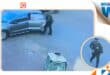 A man was caught on CCTV stealing a laptop from vehicle that had been parked next to a store on Plumer Street.