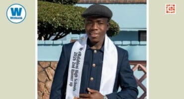 While many teenagers focus purely on doing well for themselves, Mr Emalahleni High School 2nd runner-up Sbusiso Malaza (17) has made it his mission to show up for young people and be a blessing in their lives.
