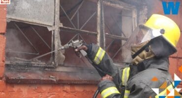 A fire broke out at a rented room in Stanford Street earlier today, leaving property burnt to ashes.