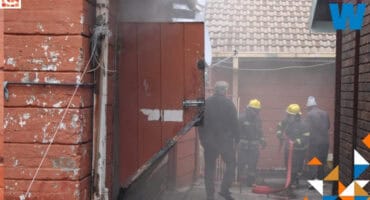 A fire broke out at a rented room in Stanford Street earlier today, leaving a property burnt to ashes and a family stranded and homeless.