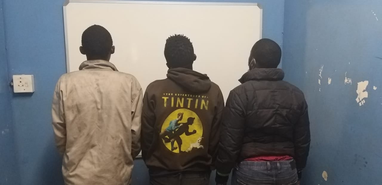 Three men caught red-handed stealing copper cables | Rising Sun Newspapers