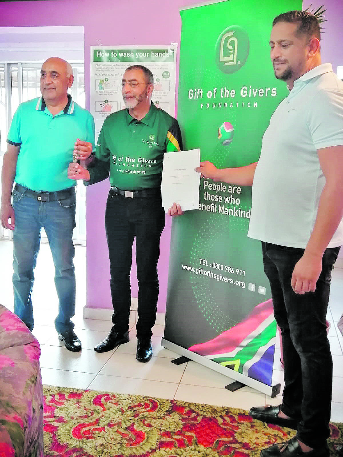 Lenasia Cancer society hands over reigns to Gift of the Givers Rising Sun Newspapers