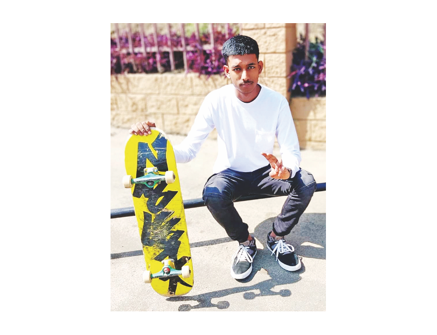 He’s just a skater boy Rising Sun Newspapers