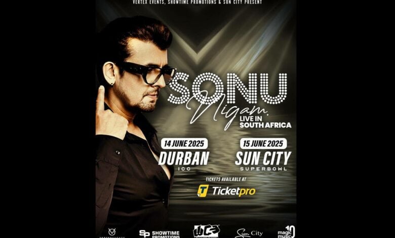 Sonu Nigam live in SA: The legend returns to SA after nine years