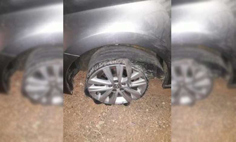 tyre spike incidents