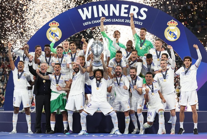 Real Madrid celebrates