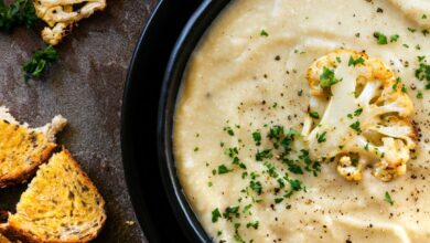 1 AUGUST - MEATLESS MONDAY – Roasted cauliflower, garlic and fennel soup