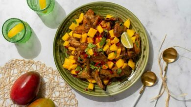 1 FEBRUARY - WFD - Mango and lime sticky chicken wings