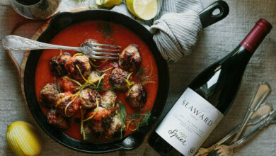 12 MARCH - SATURDAY ENTERTAIN - Pork and fennel meatballs with tomato sauce