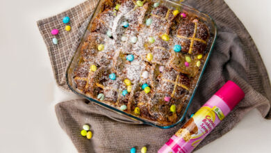 17 APRIL - SUNDAY SPOIL - Hot cross bun pudding