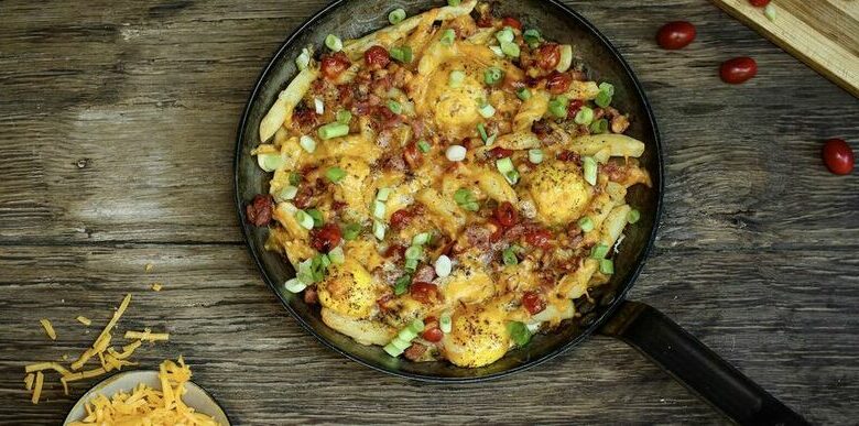 17 FEBRUARY - WFD - Cheese and bacon loaded fries