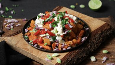 23 MAY MEATLESS MONDAY - Loaded sweet potato and pumpkin fries