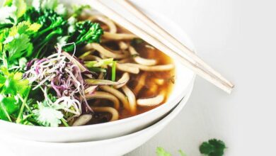 25 APRIL - MEATLESS MONDAY - Green tea noodle bowl