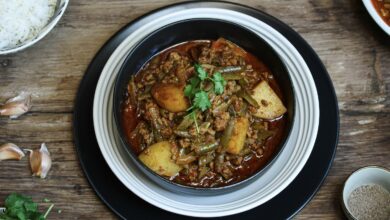 26 APRIL - WFD - Mince, green beans and potato curry