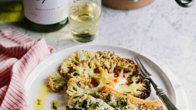 31 MARCH - WFD - Pan-fried line fish, roasted cauliflower and caper butter sauce